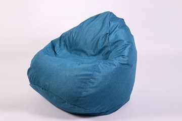 Кресло-мешок Юниор, рогожка синий в Вологде