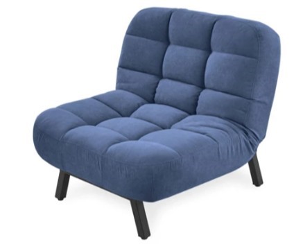 Кресло для сна Абри опора металл (синий) в Вологде - изображение 2