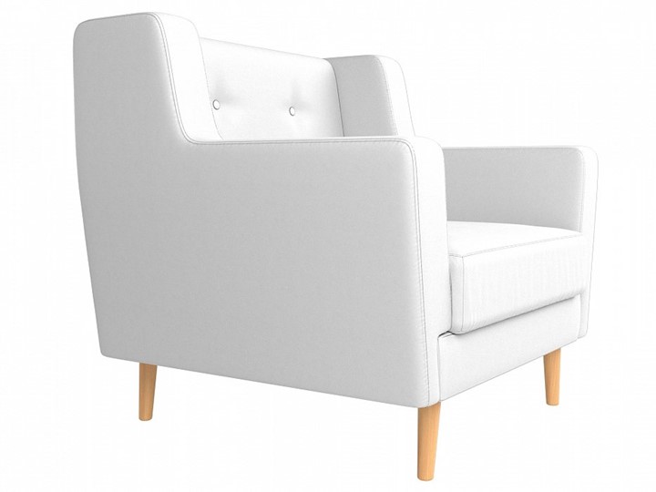 Кресло для отдыха Брайтон, Белый (Экокожа) в Вологде - изображение 2