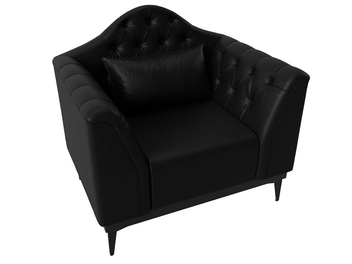 Кресло для отдыха Флорида, черный (Экокожа) НПБ в Вологде - изображение 4