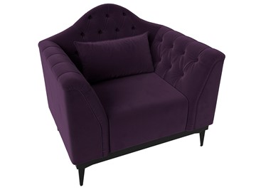 Кресло на ножках Флорида, Фиолетовый (Велюр) НПБ в Вологде - предосмотр 4