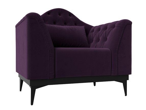 Кресло на ножках Флорида, Фиолетовый (Велюр) НПБ в Вологде - изображение