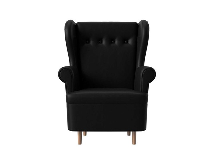 Кресло для отдыха Торин, черный (Экокожа) в Вологде - изображение 1