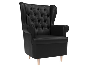 Кресло для отдыха Торин Люкс, черный (Экокожа) в Вологде - предосмотр