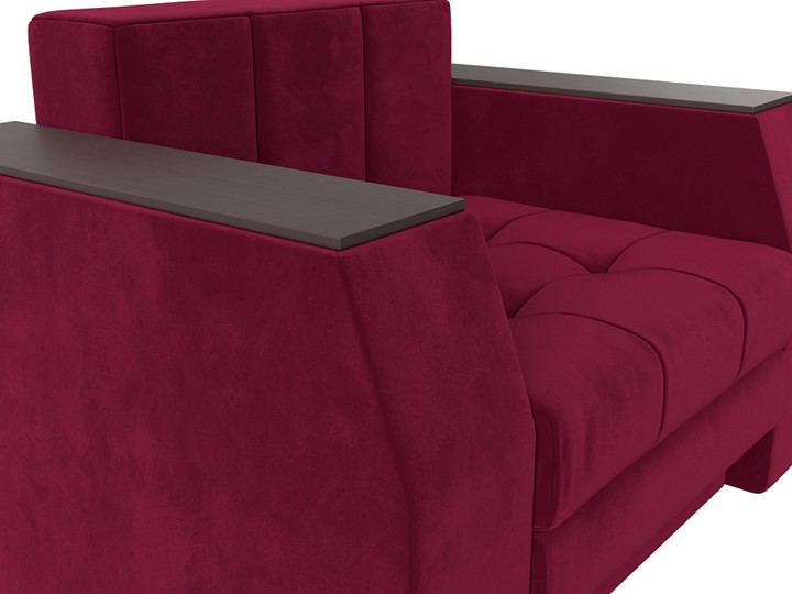 Раскладное кресло Атлантида, Бордовый (Микровельвет) в Вологде - изображение 4