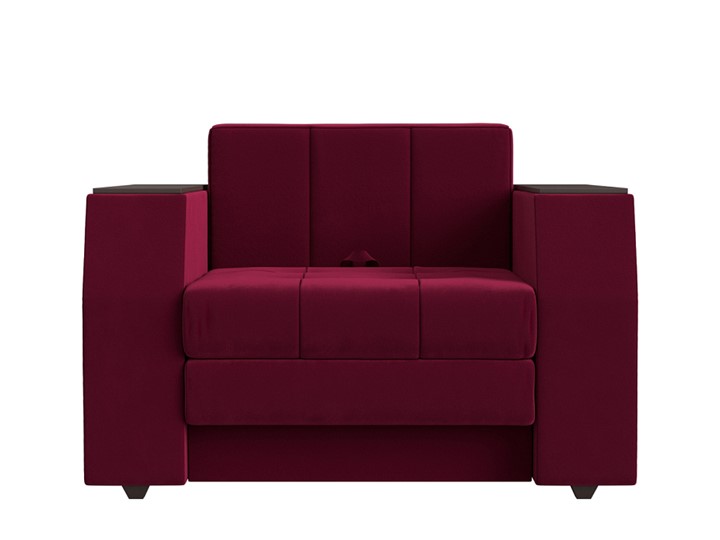 Раскладное кресло Атлантида, Бордовый (Микровельвет) в Вологде - изображение 6