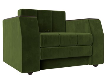 Кресло раскладное Атлантида, Зеленый (Микровельвет) в Вологде - предосмотр