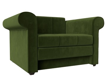 Кресло-кровать Берли, Зеленый (Микровельвет) в Вологде
