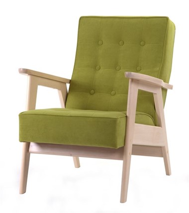 Кресло Ретро (беленый дуб / RS 20 - Лайм) в Вологде - изображение
