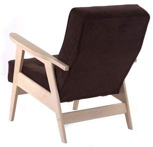 Кресло Ретро (беленый дуб / RS 32 - коричневый) в Вологде - предосмотр 2
