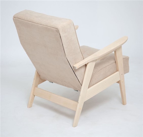 Кресло Ретро (беленый дуб / RS3 - бежевый) в Вологде - изображение 2