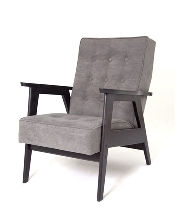 Кресло Ретро (венге / RS 15 - темно-серый) в Вологде - изображение
