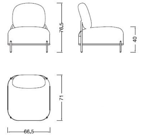 Кресло SOFA-06-01 grey в Вологде - изображение 6