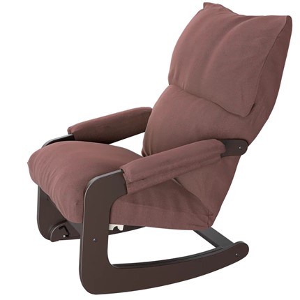 Кресло Трансформер Амадео ВСК №81 (каркас венге, сиденье коричнево-розовое) в Вологде - изображение