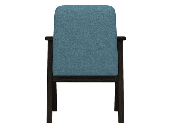 Мягкое кресло Ретро ткань голубой, каркас венге в Вологде - изображение 3