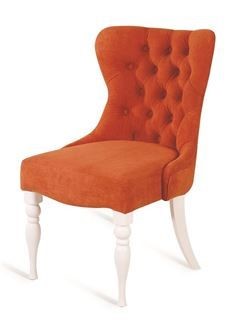 Кресло Вальс (Эмаль белая / Морковный) в Вологде - изображение