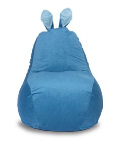 Кресло Зайка (короткие уши), синий в Вологде - предосмотр