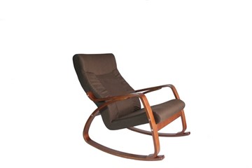 Кресло-качалка Женева, ткань шоколад в Вологде - предосмотр