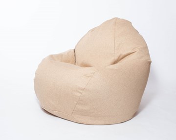 Кресло-мешок Макси, рогожка, 150х100, песочное в Вологде - предосмотр