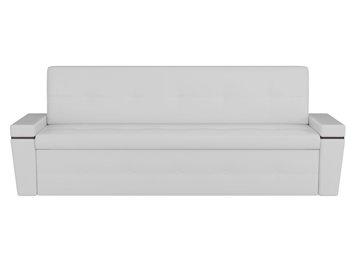Раскладной кухонный диван Деметра, Белый (экокожа) в Вологде - изображение 1