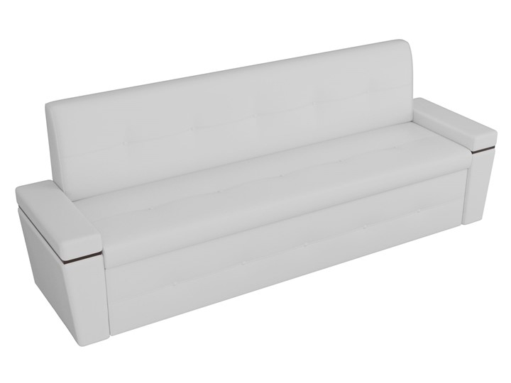 Раскладной кухонный диван Деметра, Белый (экокожа) в Вологде - изображение 3