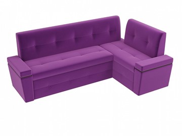 Кухонный диван Деметра угловой, Фиолетовый (микровельвет) в Вологде - предосмотр 5