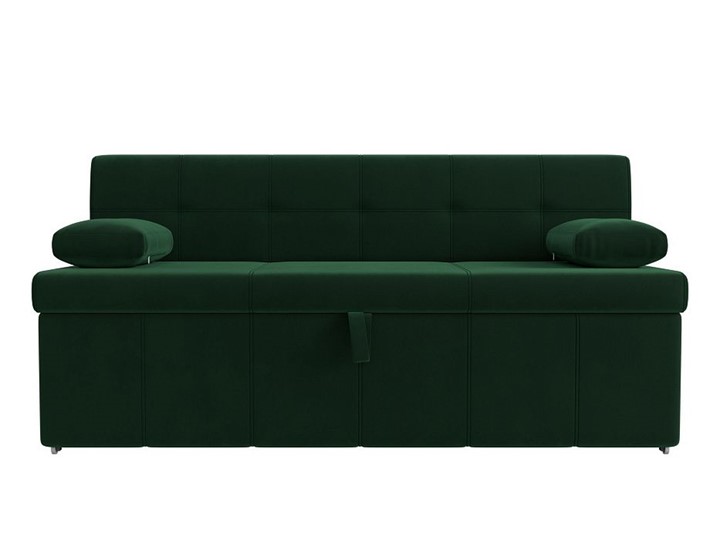 Кухонный прямой диван Лео, Зеленый (Велюр) в Вологде - изображение 6