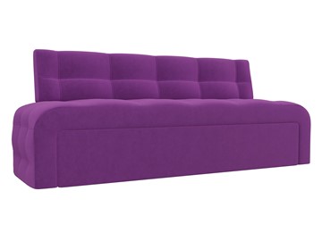 Кухонный прямой диван Люксор, Фиолетовый (микровельвет) в Вологде