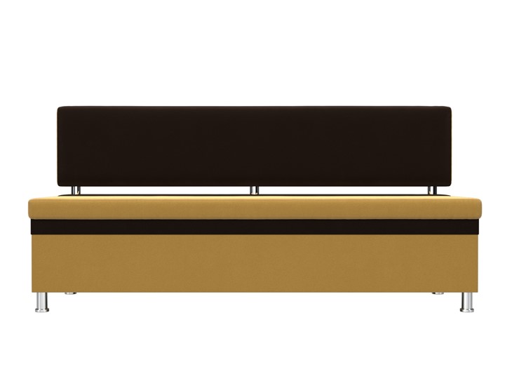Кухонный диван Стайл, Желтый/Коричневый (микровельвет) в Вологде - изображение 2