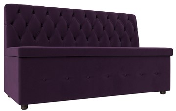 Прямой кухонный диван Вента, Фиолетовый (Велюр) в Вологде