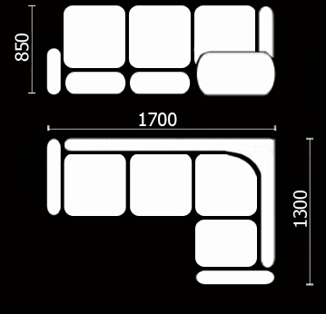 Кухонный угловой диван Нео КМ-01 (168х128 см.) в Вологде - изображение 3