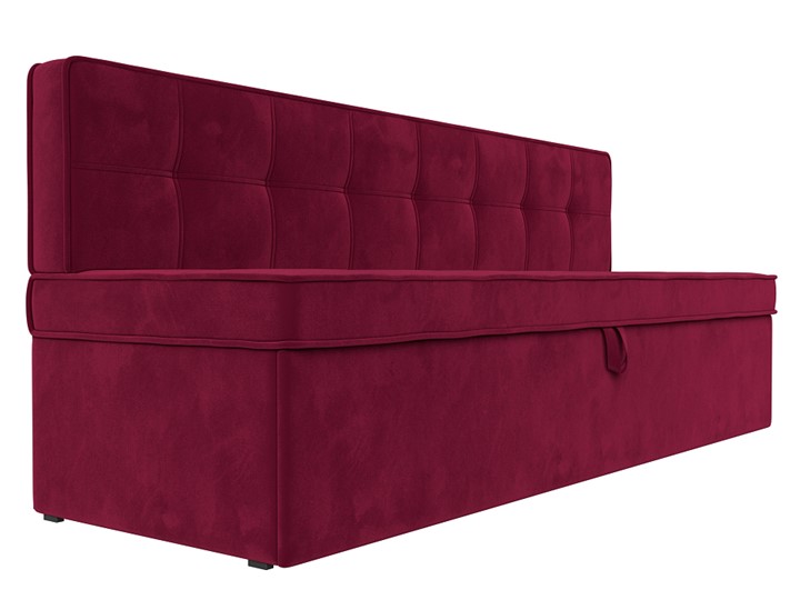 Кухонный диван Техас, Бордовый (микровельвет) в Вологде - изображение 4