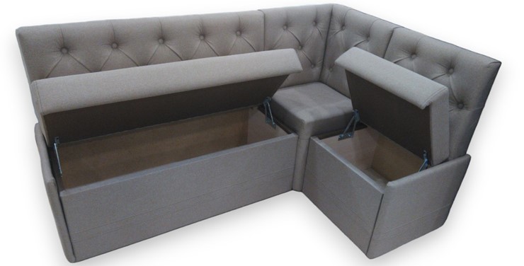 Угловой кухонный диван Квадро 7 мини с коробом в Вологде - изображение 2