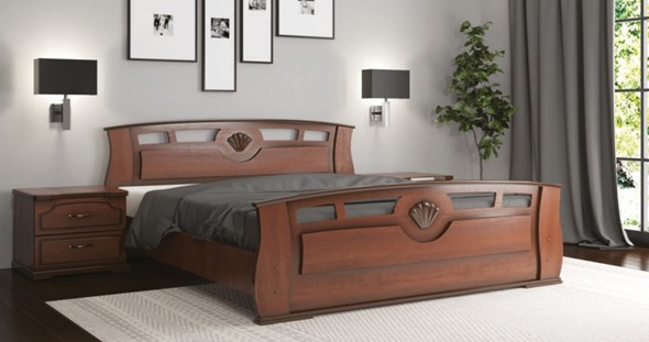 Кровать 2-спальная Жемчужина 160*200 с основанием в Вологде - изображение