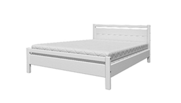 Кровать Вероника-1 (Белый Античный) 120х200 в Вологде - изображение