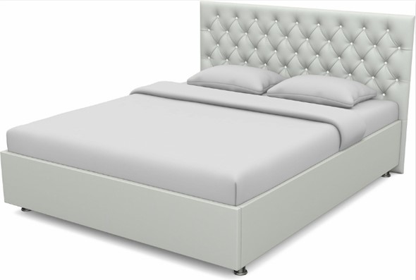 Кровать с механизмом 1.5-спальная Флоренция-А 1400 (Nitro White) в Вологде - изображение