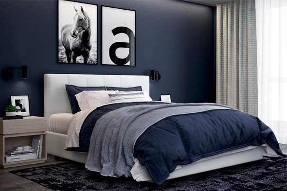 Двуспальная кровать Капри 180х200 (с основанием) в Вологде - изображение