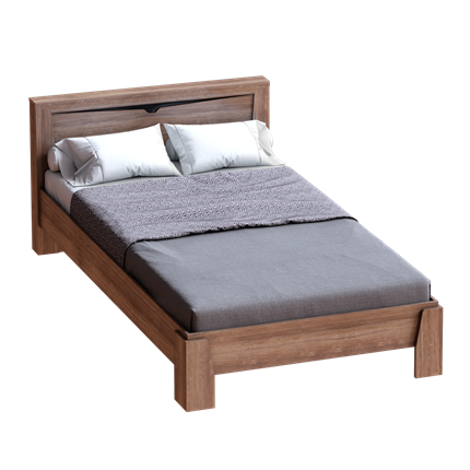 Кровать с основанием Соренто 1400, Дуб стирлинг в Вологде - изображение
