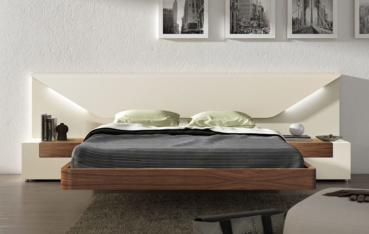 Спальная кровать Elena с подсветкой (180x200) в Вологде - изображение 2