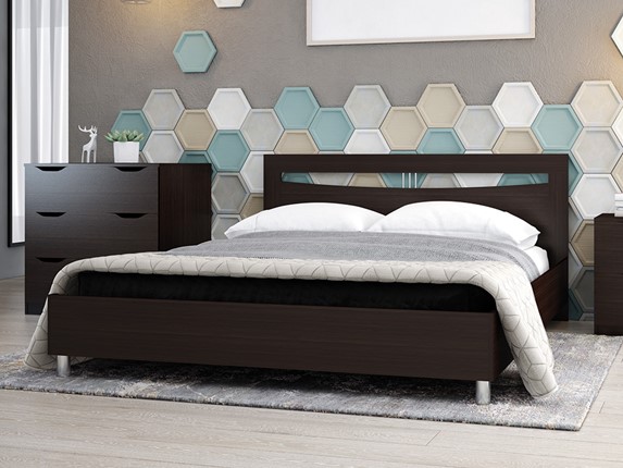 Кровать спальная Umbretta, 160х200, венге в Вологде - изображение