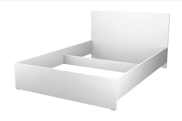 Кровать полуторная Экон-КР-14, Белый в Вологде - изображение