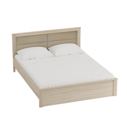 Кровать с подъемным механизмом Элана 1400, Дуб сонома в Вологде - изображение