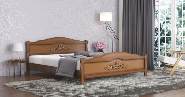 Кровать 2-х спальная Анастасия 160*195 с основанием в Вологде - изображение