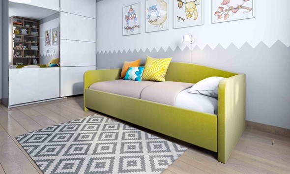 Спальная кровать Uno 80х200 с основанием в Вологде - изображение