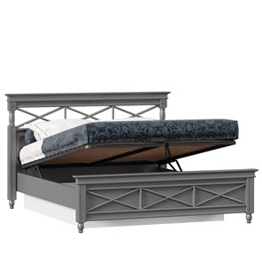 Кровать спальная 1600 с подъемным механизмом Амели (Оникс Серый) ЛД 642.790 в Вологде - предосмотр 1
