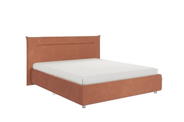 Кровать двуспальная Альба 1.6, персик (велюр) в Вологде