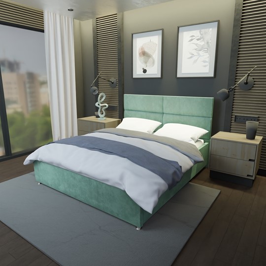 Спальная кровать Аврора 180х200 с подъемным механизмом в Вологде - изображение 5
