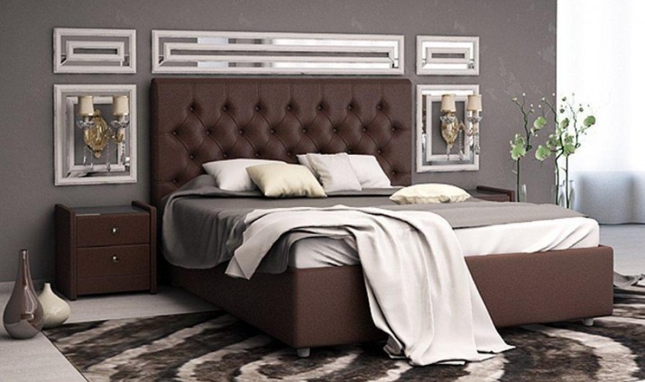 Спальная кровать Beatrice с ортопедической решеткой 160х190 в Вологде - изображение 4