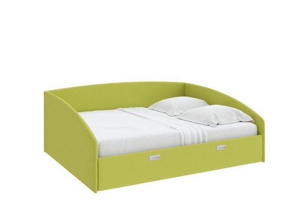 Кровать двуспальная Bono 160х200, Рогожка (Тетра Яблоко) в Вологде - изображение