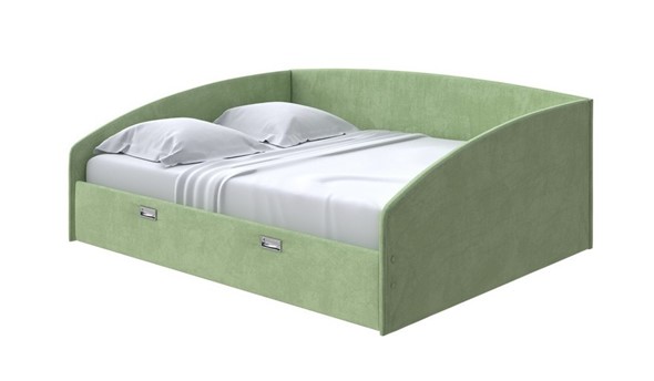 Кровать Bono 160х200, Велюр (Casa Яблоневый) в Вологде - изображение